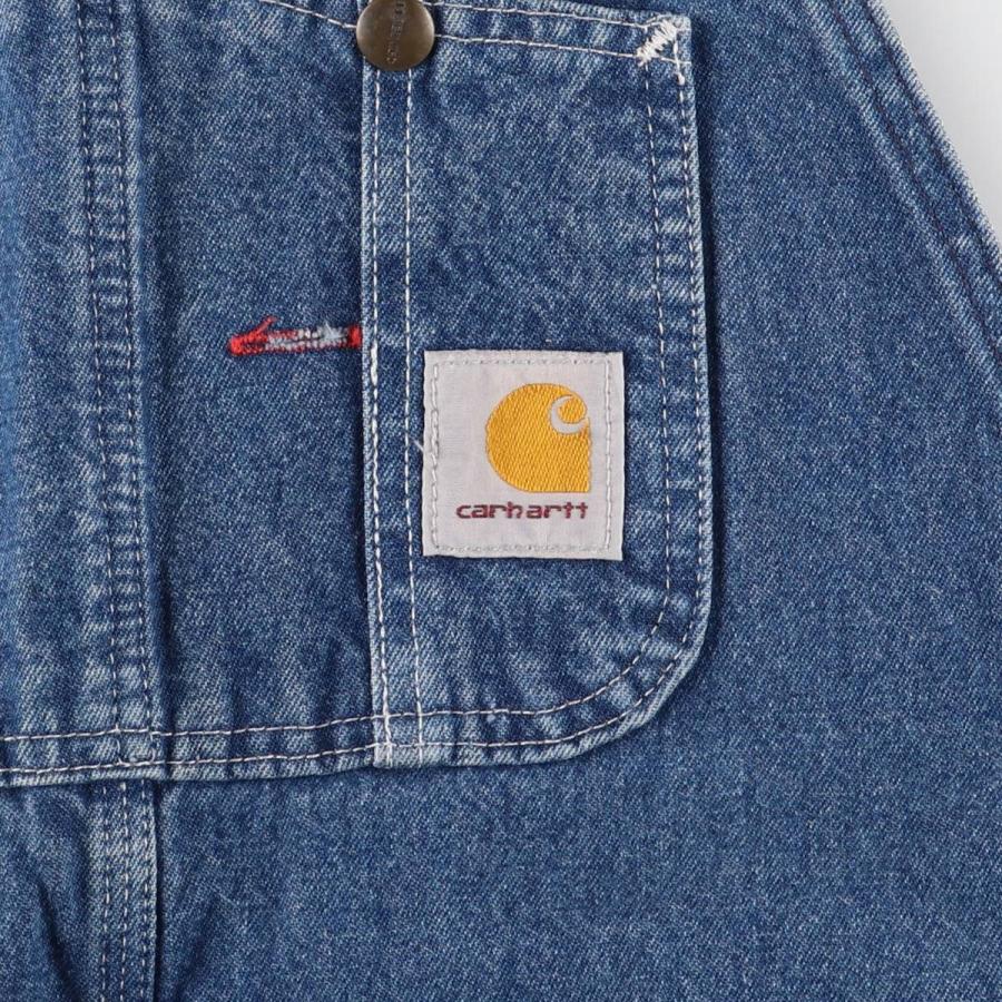 古着 カーハート Carhartt デニムオーバーオール メンズw36相当/eaa593392 Carhartt（カーハート） 古着 デニムオーバーオール メンズw36相当