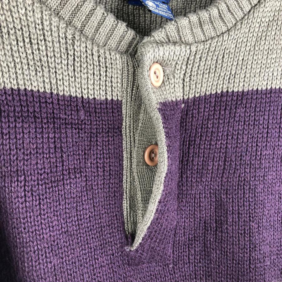 GAP（ギャップ） 古着 80年代 オールドギャップ ボーダー柄 ヘンリー