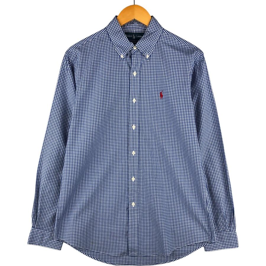 古着 ラルフローレン Ralph Lauren POLO by CUSTOM FIT 長袖 ボタン