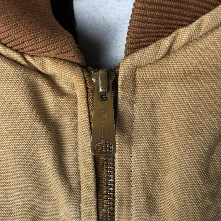 80 カーハート　クラシックベスト　ダッグ生地　中綿入り　ベージュ 中古・古着通販】CarHartt (カーハート) 80Sダックベスト ベージュ