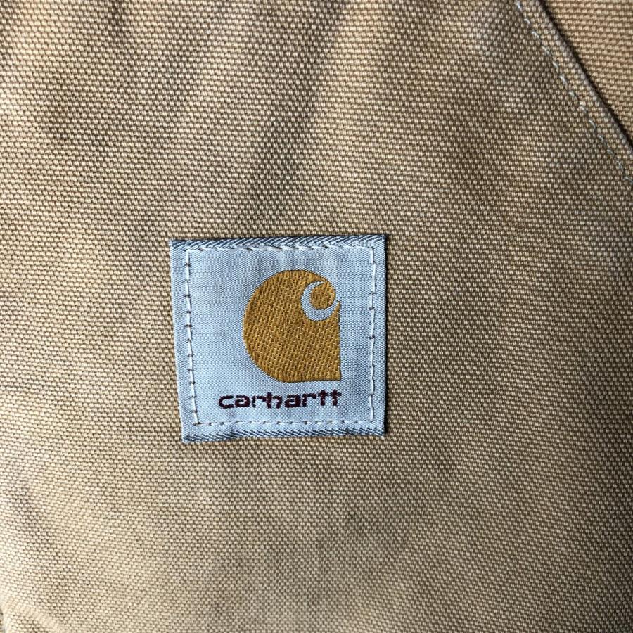 80 カーハート　クラシックベスト　ダッグ生地　中綿入り　ベージュ 中古・古着通販】CarHartt (カーハート) 80Sダックベスト ベージュ
