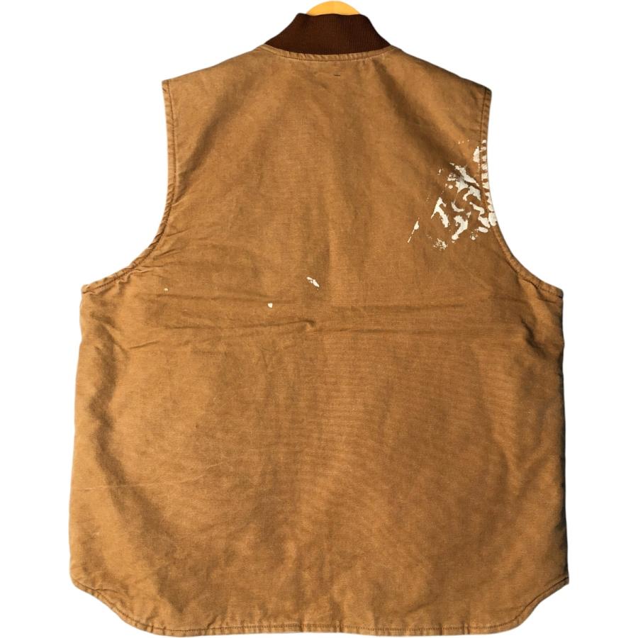 Carhartt（カーハート） 古着 クラシックベスト ペイント 中綿入り