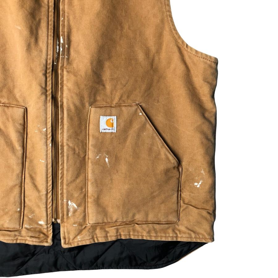 Carhartt（カーハート） 古着 クラシックベスト ペイント 中綿入り