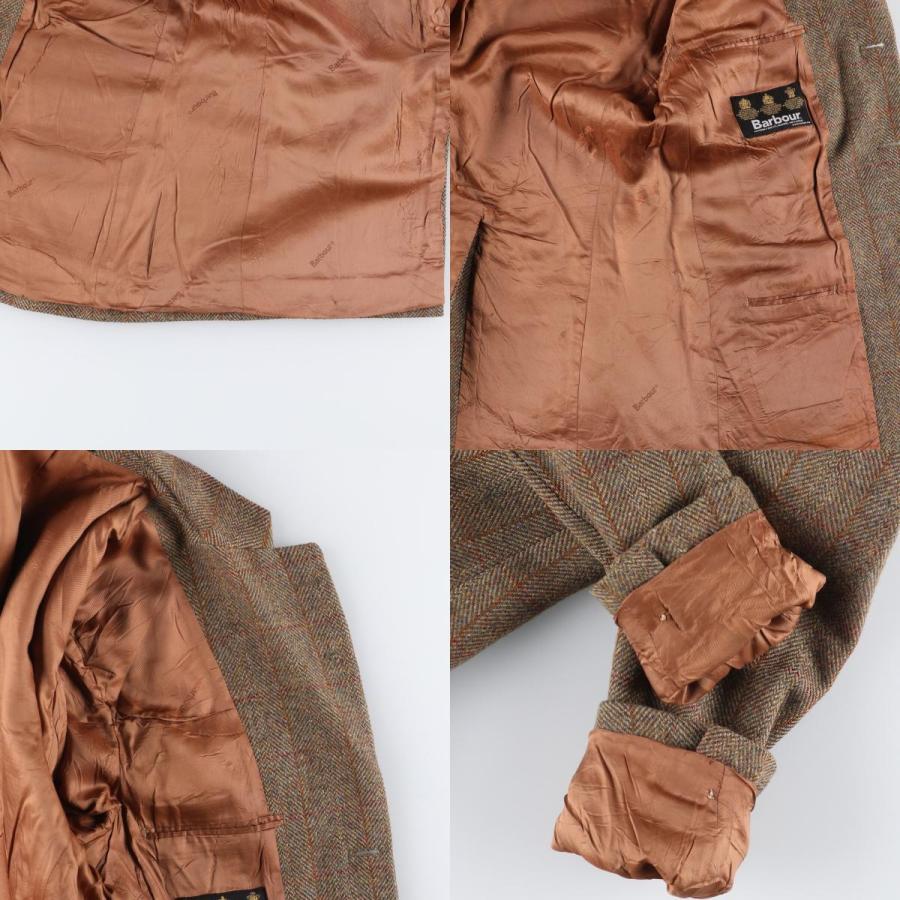 古着 バブアー Harris Tweed ハリスツイード 3ワラント ヘリンボーン