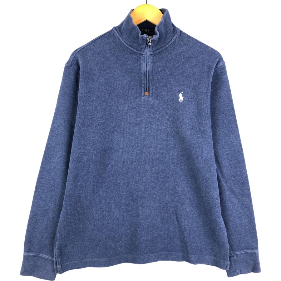POLO Ralph Lauren ハーフジップスウェット 古着 ラルフローレン Ralph Lauren POLO RALPH LAUREN ハーフジップ