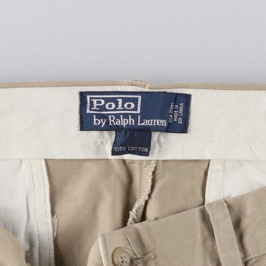 古着 ラルフローレン Ralph Lauren POLO by 総柄 チノパンツ メンズw37