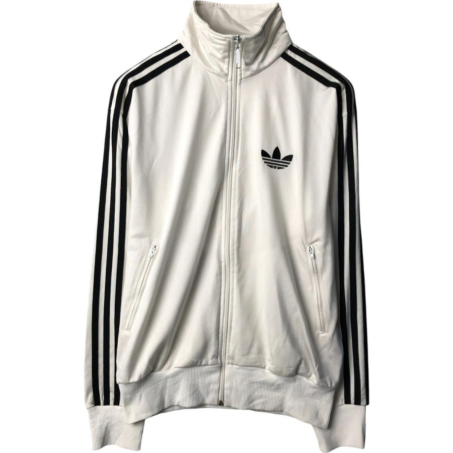 S 白　adidas originals アディダス　トラックジャケット　メンズ adidas（アディダス） 古着 adidas ORIGINALS オリジナルス ジャージ