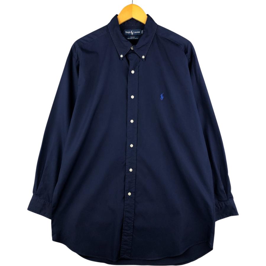 古着 ラルフローレン Ralph Lauren BLAKE 長袖 ボタンダウンシャツ