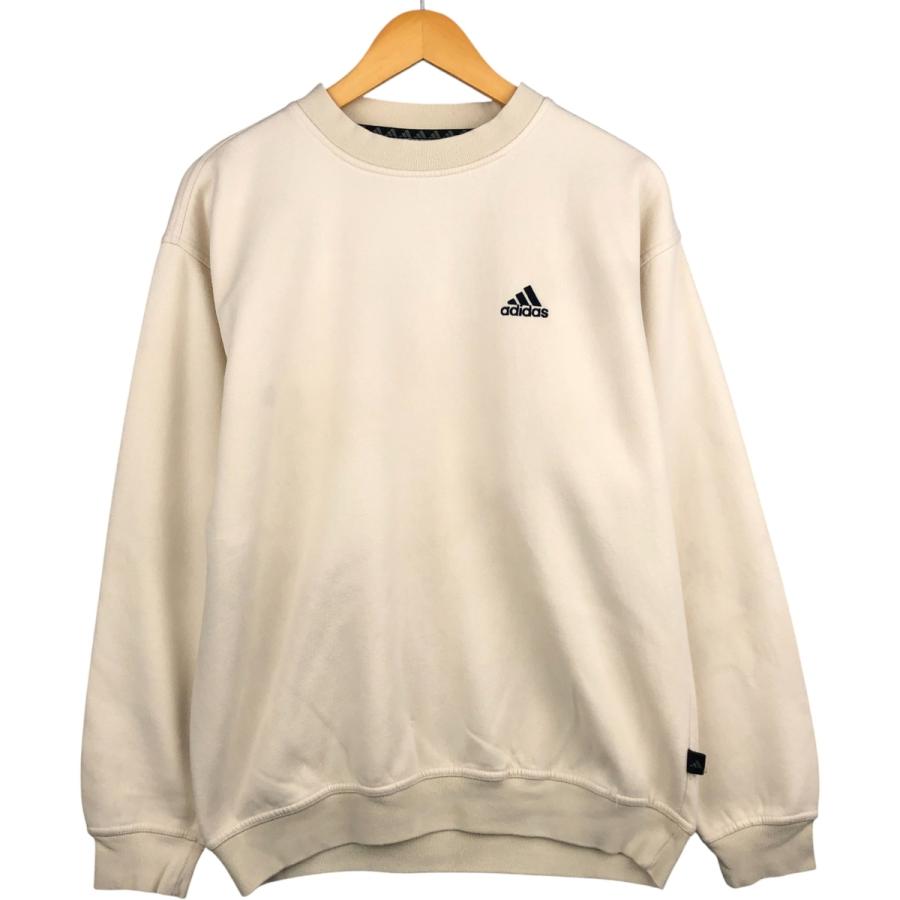 adidas（アディダス） 古着 00年代 ワンポイントロゴスウェットシャツ