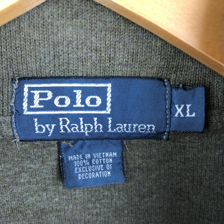古着 ラルフローレン Ralph Lauren POLO by Ralph Lauren ハーフジップスウェットシャツ トレーナー メンズXL相当/eaa594847 古着 ラルフローレン Ralph Lauren POLO by ハーフジップスウェット