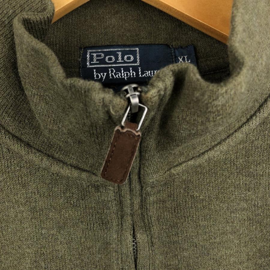 古着 ラルフローレン Ralph Lauren POLO by ハーフジップスウェット