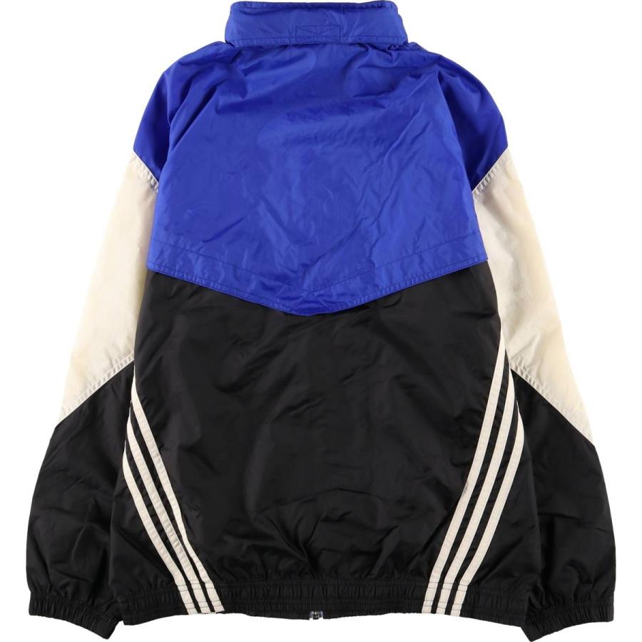 レア　90s adidas ビンテージ　ナイロンジャージ レア90s【古着】アディダス 両面刺繍ナイロンジャケット メンズL