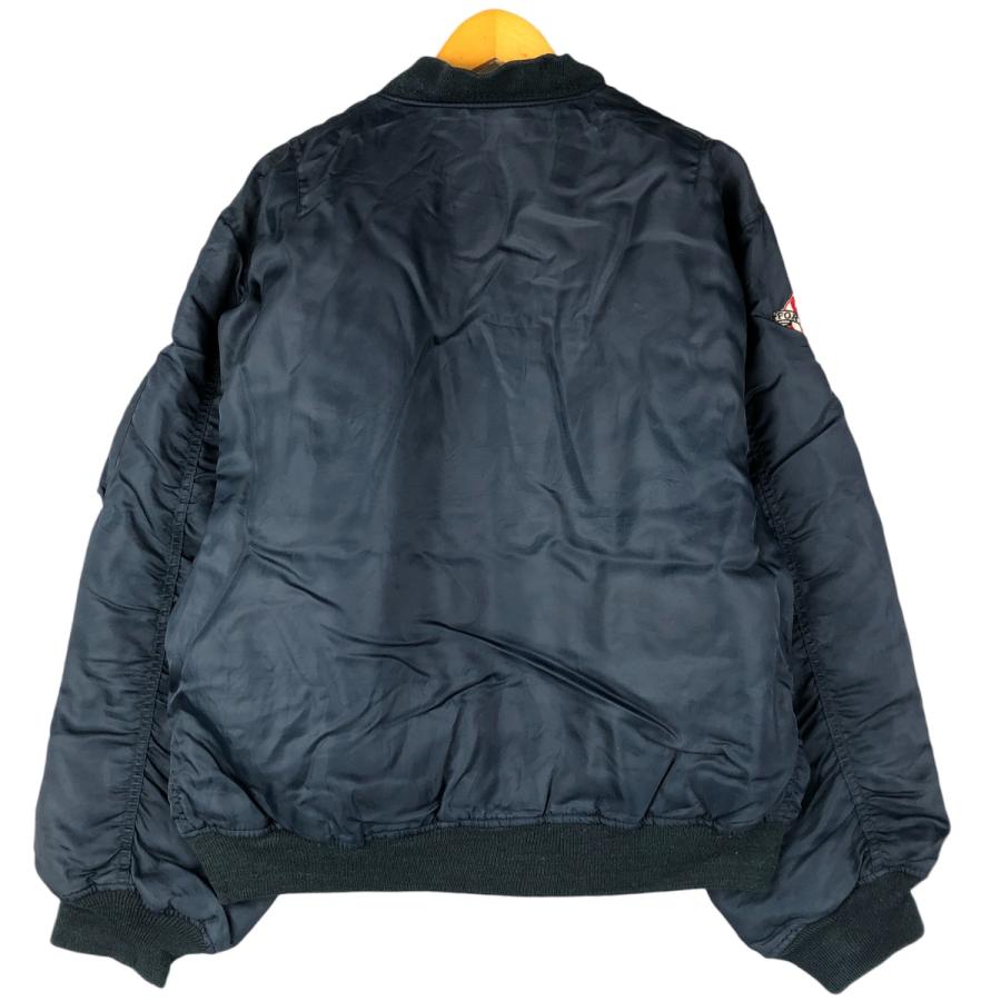 古着 民間品 アルファ ALPHA MA-1タイプ 中綿入り ミリタリー フライト