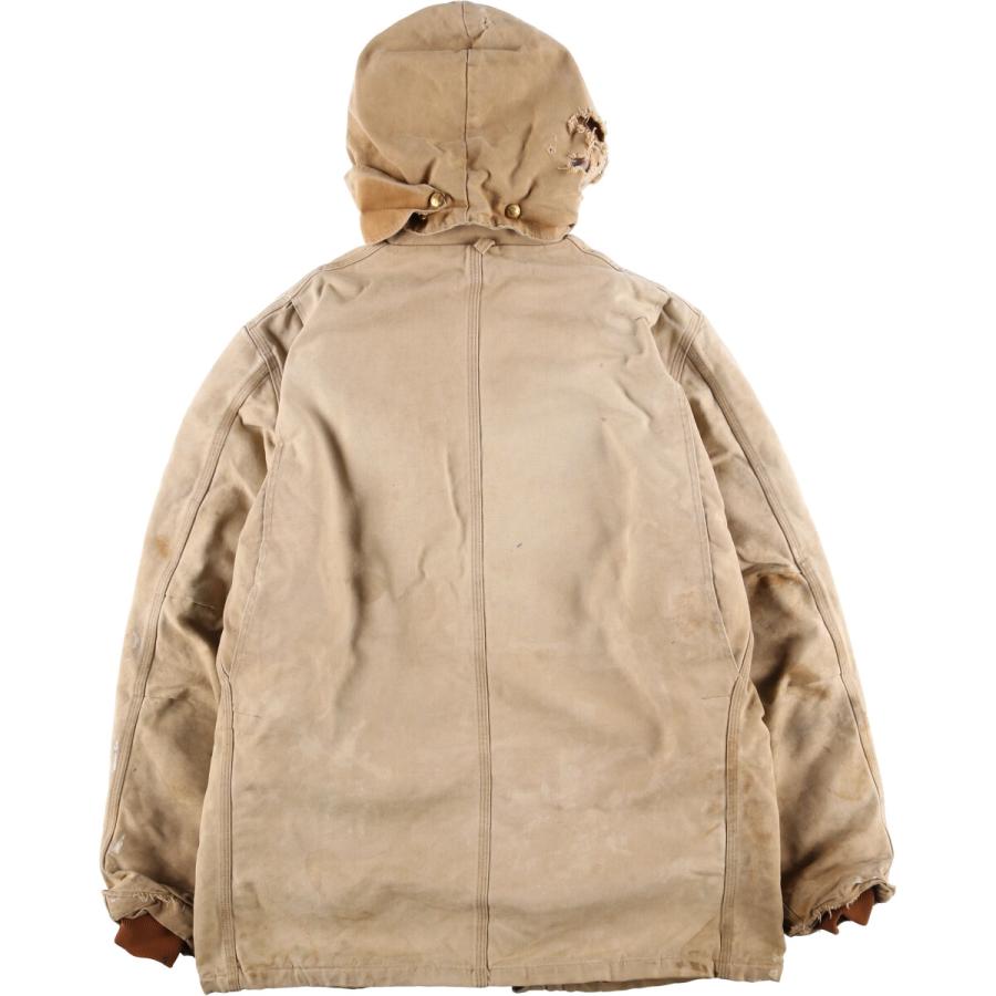 古着 80年代 カーハート Carhartt 100周年モデル 中綿入り トラディショナルコート ダックフルジップパーカー メンズXL相当 ヴィンテージ/eaa595135 Carhartt（カーハート） 古着 80年代 100周年モデル 中綿入り