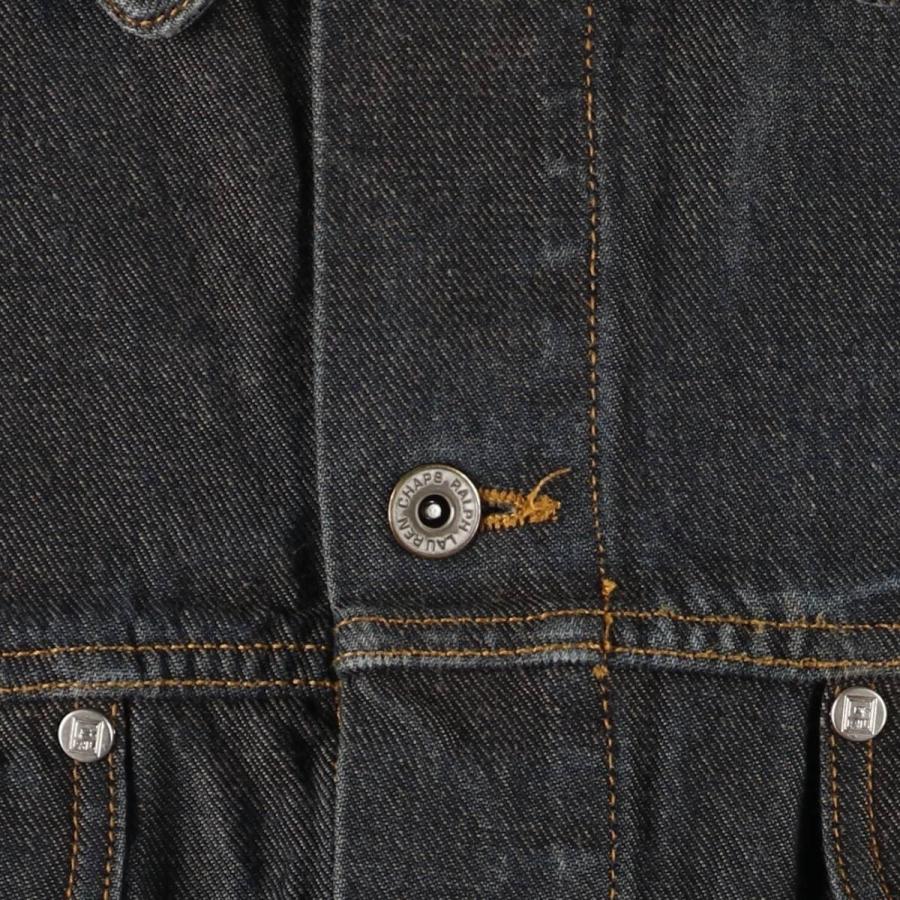 古着 ラルフローレン Ralph Lauren CHAPS チャップス ブラック デニム 