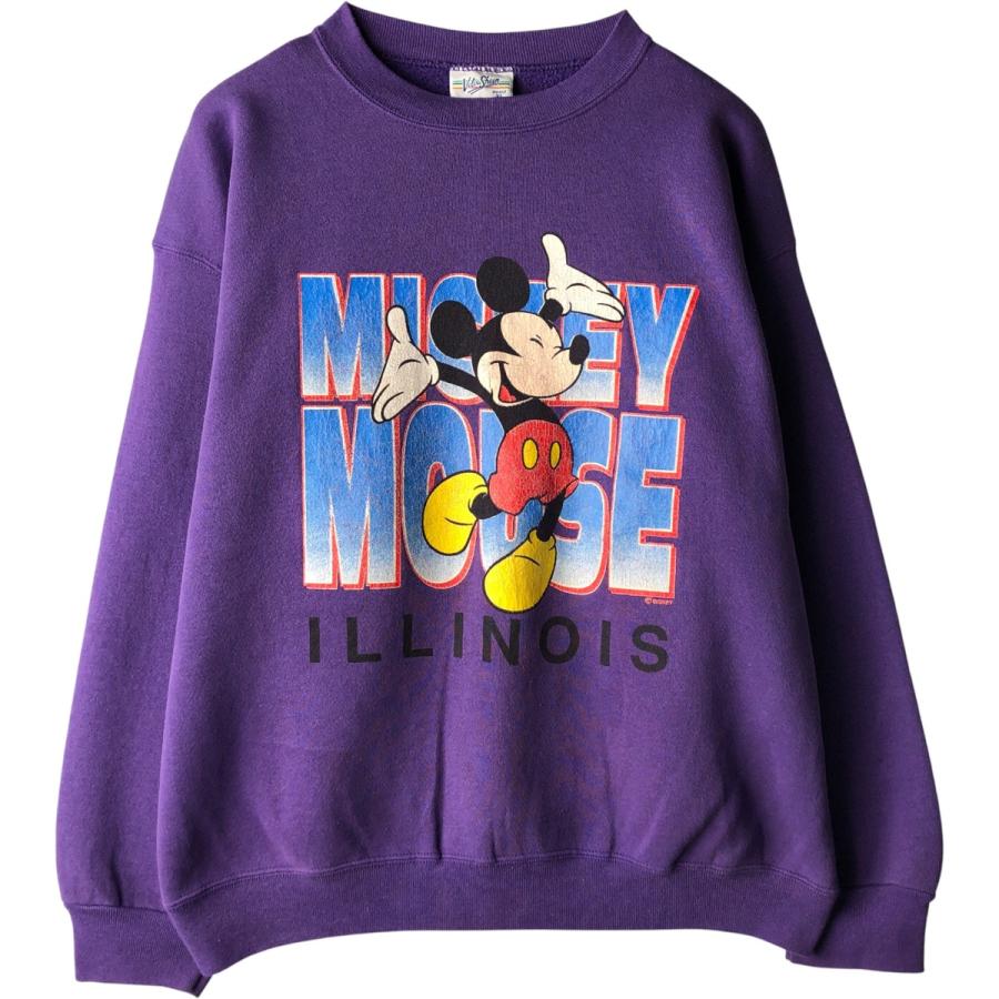 古着 90年代 Velva Sheen MICKEY MOUSE ミッキーマウス キャラクタースウェットシャツ トレーナー USA製 メンズXL相当 ヴィンテージ/eaa595230 古着 90年代 Velva Sheen ミッキーマウス キャラクタースウェット