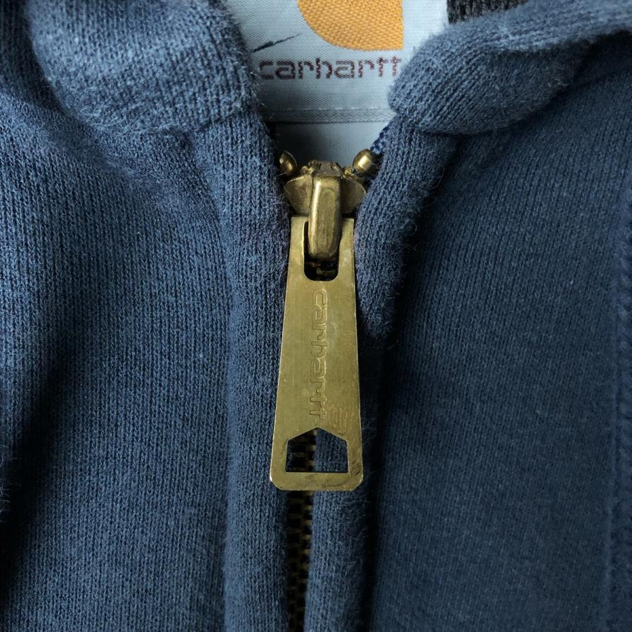 Carhartt（カーハート） 古着 スウェットフルジップパーカー メンズXL