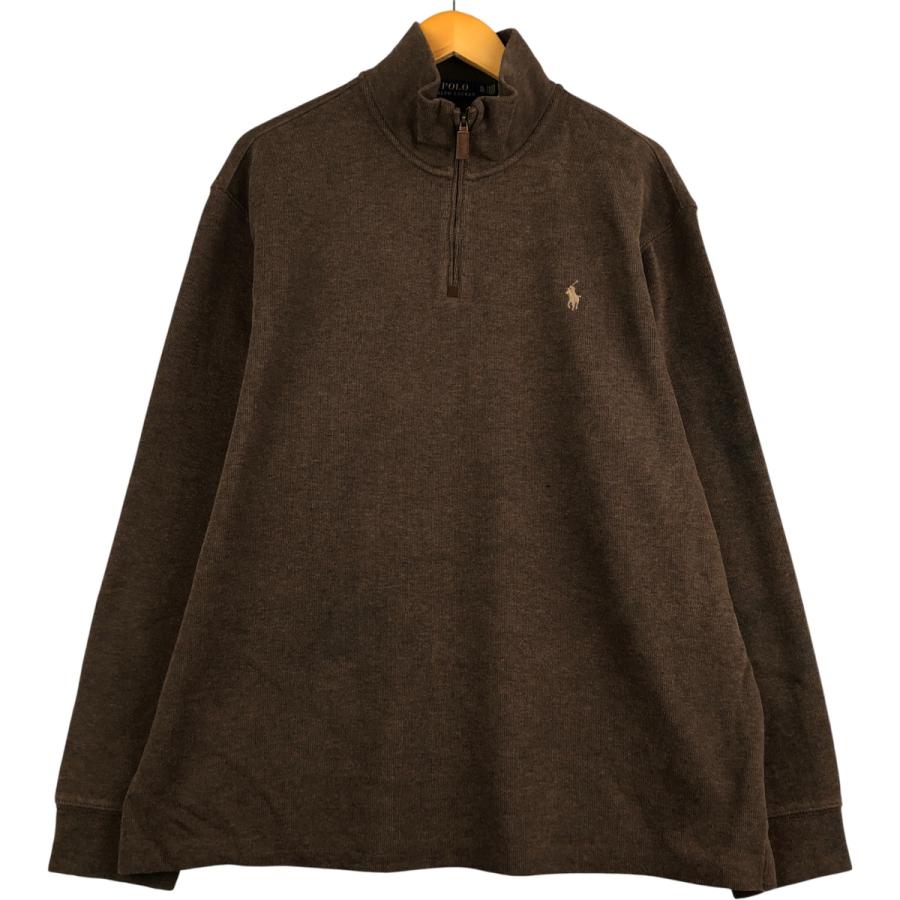 古着 ラルフローレン Ralph Lauren POLO RALPH LAUREN ハーフジップスウェットシャツ トレーナー メンズXL相当/eaa595365 古着 ラルフローレン Ralph Lauren POLO RALPH LAUREN ハーフジップ
