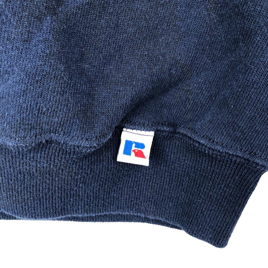 古着 90年代 ラッセル Russell ハーフジップスウェットシャツ