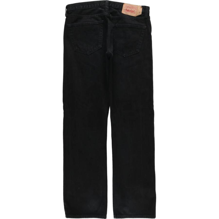 古着 リーバイス Levi's 501 ブラックデニム ストレートデニムパンツ メンズw34相当/eaa595409 Levi's（リーバイス） 古着 Levi's 501 ブラックデニム ストレート