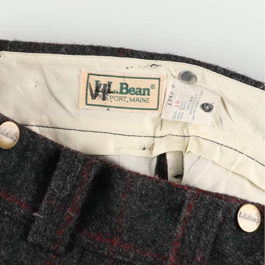L.L.Bean（エルエルビーン） 古着 80~90年代 ウールパンツ スラックス