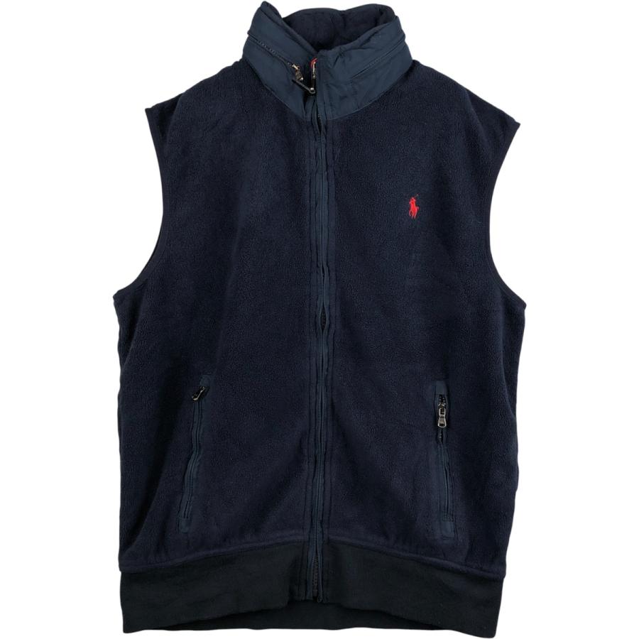 古着 ラルフローレン Ralph Lauren POLO by フリースベスト メンズL