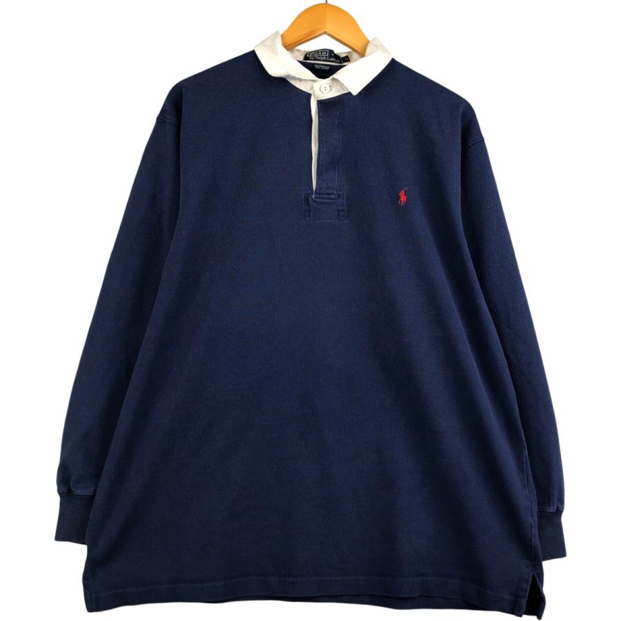 古着 ラルフローレン Ralph Lauren POLO by 長袖 ラガーシャツ メンズL