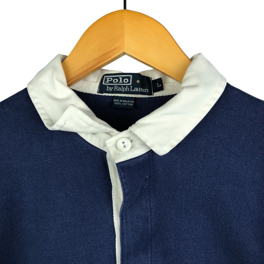 古着 ラルフローレン Ralph Lauren POLO by 長袖 ラガーシャツ メンズL