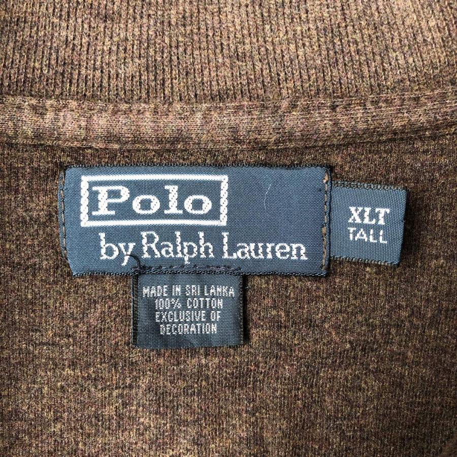 古着 ラルフローレン Ralph Lauren POLO by ハーフジップスウェット