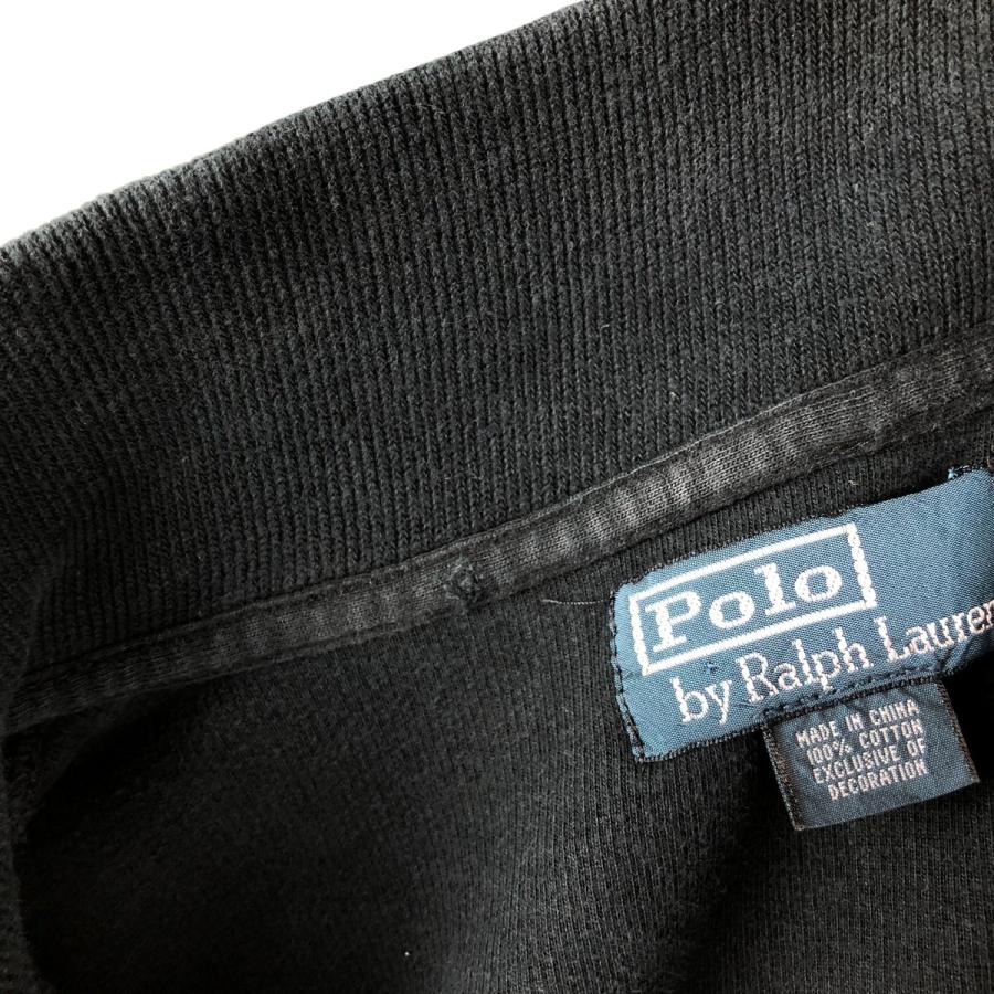 古着 ラルフローレン Ralph Lauren POLO by ハーフジップスウェット