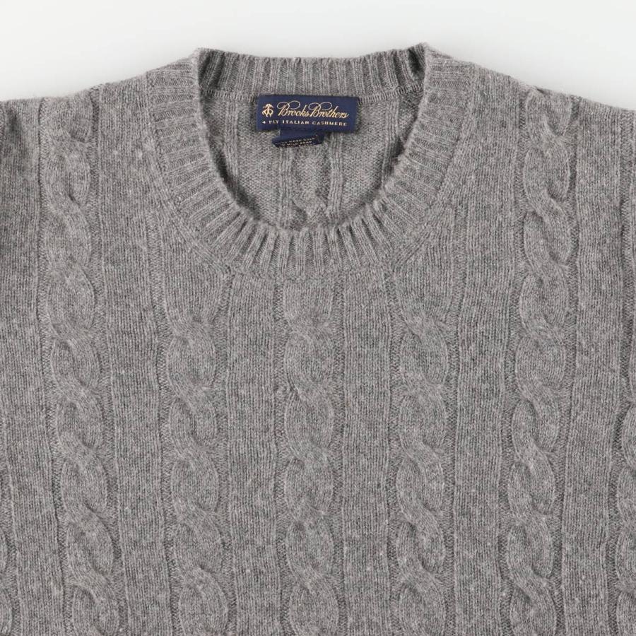 BROOKS BROTHERS（ブルックスブラザーズ） 古着 ケーブル編み カシミア