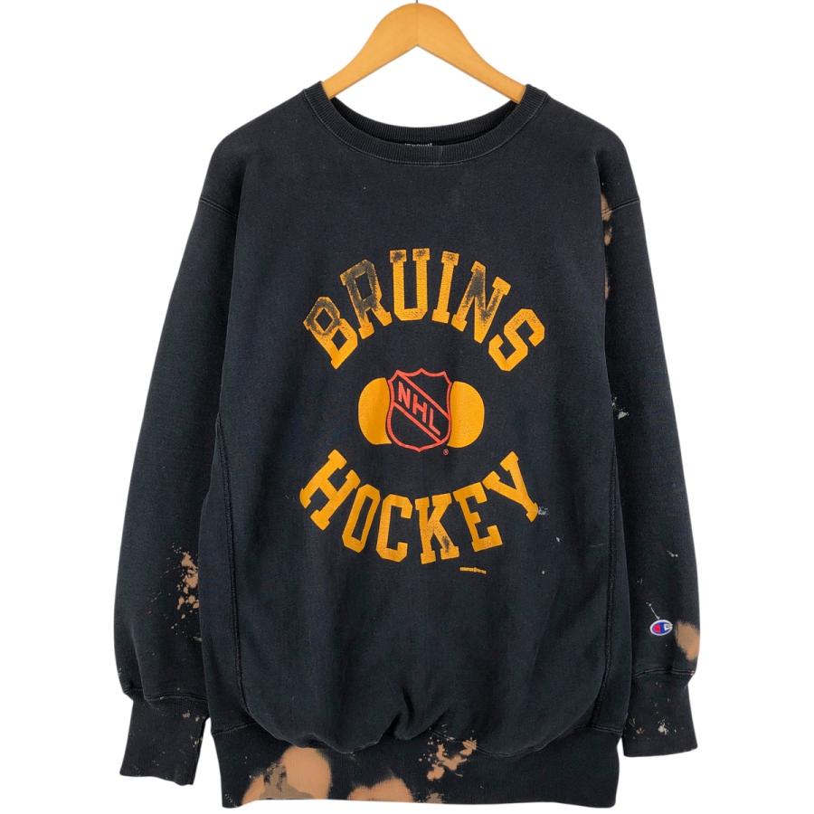 Champion（チャンピオン） 古着 90年代 リバースウィーブ 刺繍タグ NHL