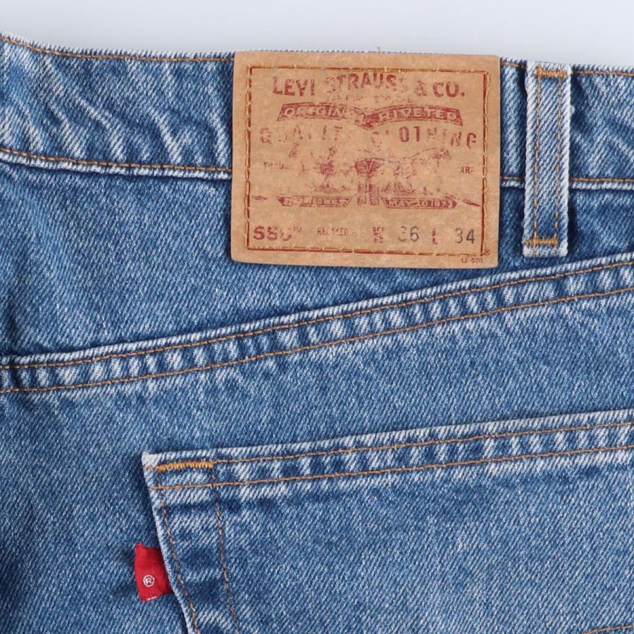 古着 90年代 リーバイス Levi's 550 RELAXED FIT テーパードデニムパンツ USA製 メンズw35相当 ヴィンテージ/eaa596131 Levi's（リーバイス） 古着 90年代 Levi's 550 RELAXED FIT テーパード