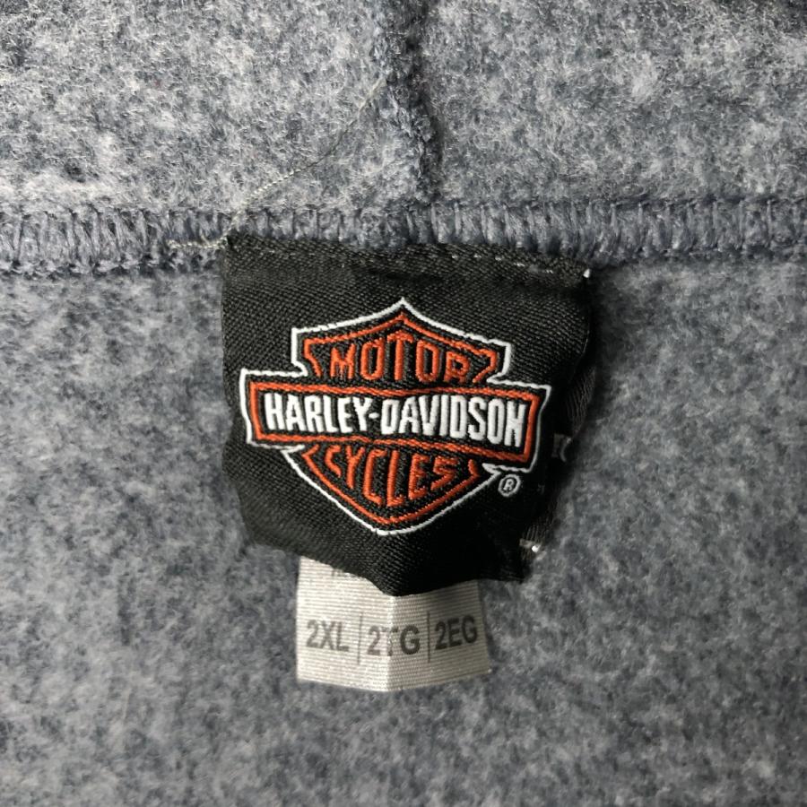 HARLEY DAVIDSONハーレーダビッドソンUSA製スウェットパーカーXL 古着 ハーレーダビッドソン Harley-Davidson スウェットフルジップ