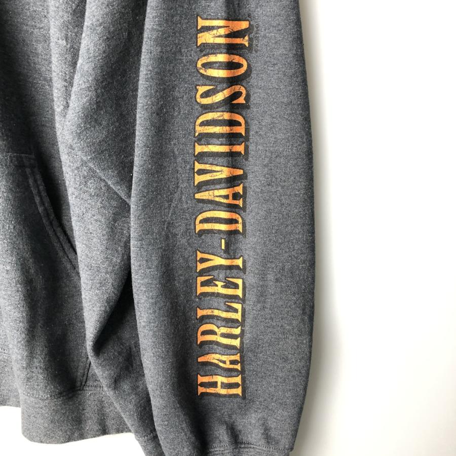 HARLEY DAVIDSONハーレーダビッドソンUSA製スウェットパーカーXL Harley Davidson（ハーレー・ダビッドソン） 【L】USA 古着 Harley