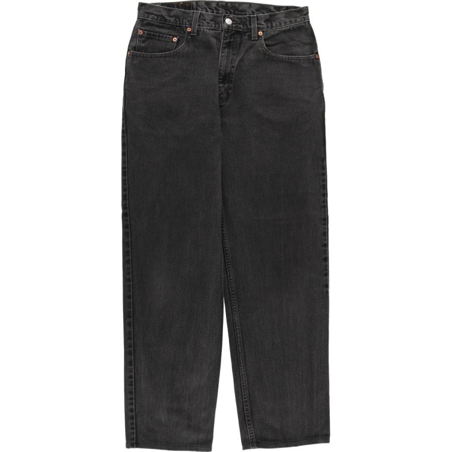 古着 00年代 リーバイス Levi's 550 RELAXED FIT ブラックデニム テーパードデニムパンツ メンズw34相当/eaa596181 Levi's（リーバイス） 古着 00年代 Levi's 550 RELAXED FIT ブラック