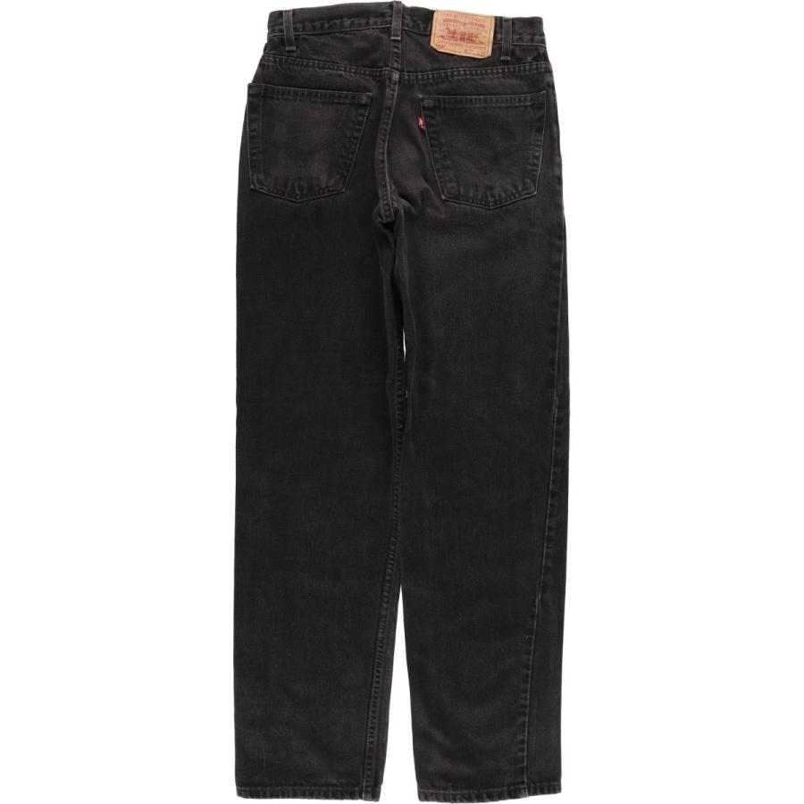 古着 90年代 リーバイス Levi's 550 RELAXED FIT ブラックデニム テーパードデニムパンツ メンズw30相当 ヴィンテージ/eaa596184 Levi's（リーバイス） 古着 90年代 Levi's 550 RELAXED FIT ブラック