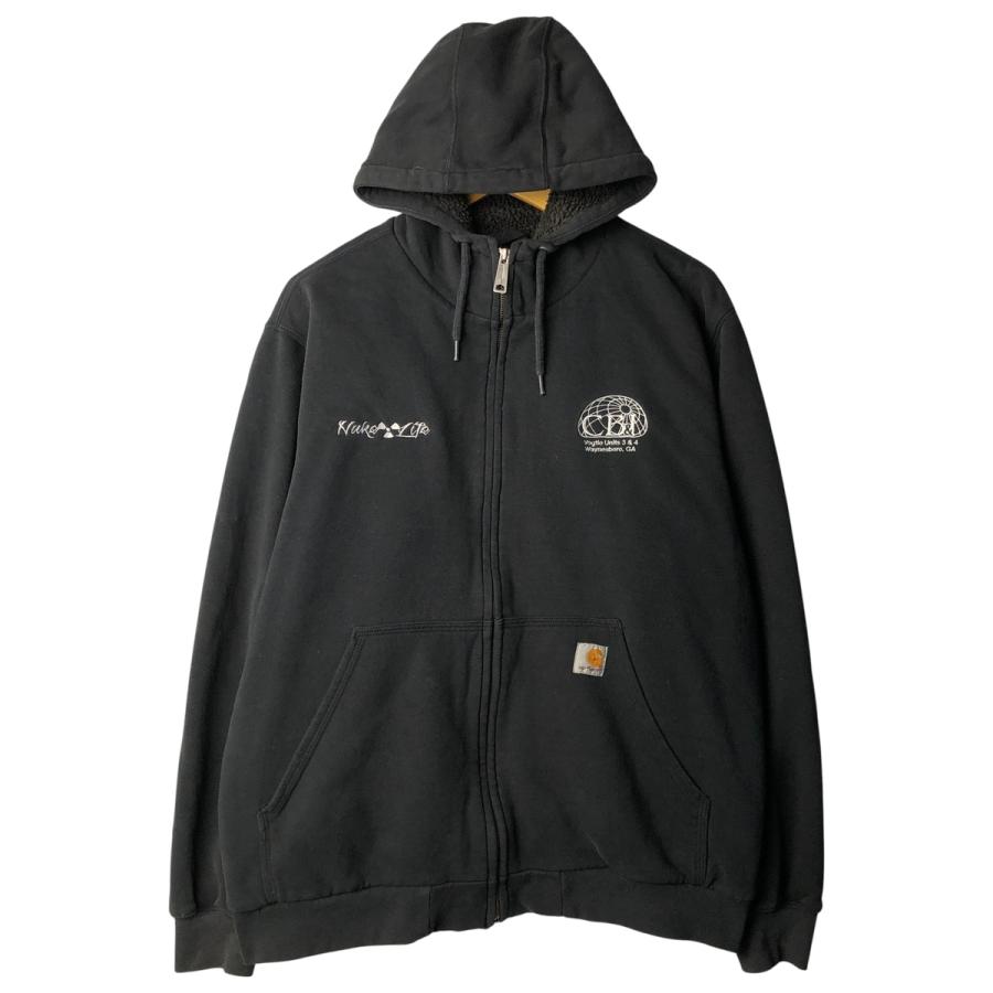 古着 カーハート Carhartt スウェットフルジップパーカー メンズXL相当 Carhartt（カーハート） 古着 スウェットフルジップパーカー メンズL
