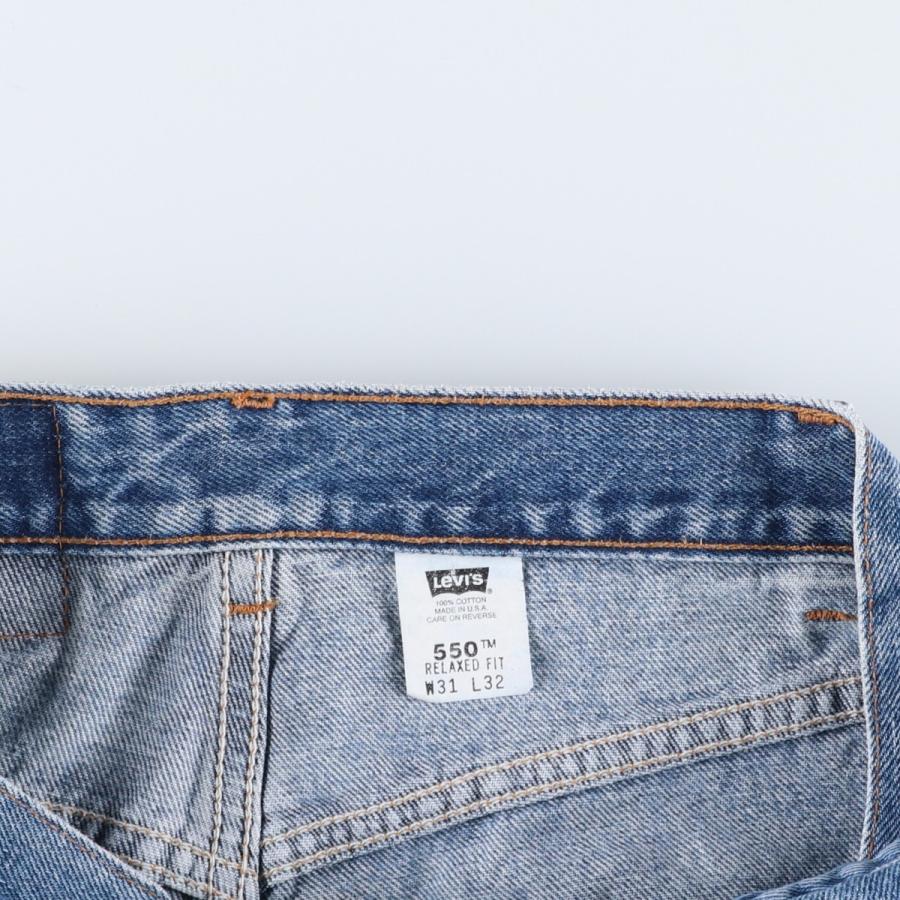 古着 00年代 リーバイス Levi's 550 テーパードデニムパンツ USA製 メンズw29相当/eaa596249 Levi's（リーバイス） 古着 00年代 Levi's 550 テーパードデニムパンツ