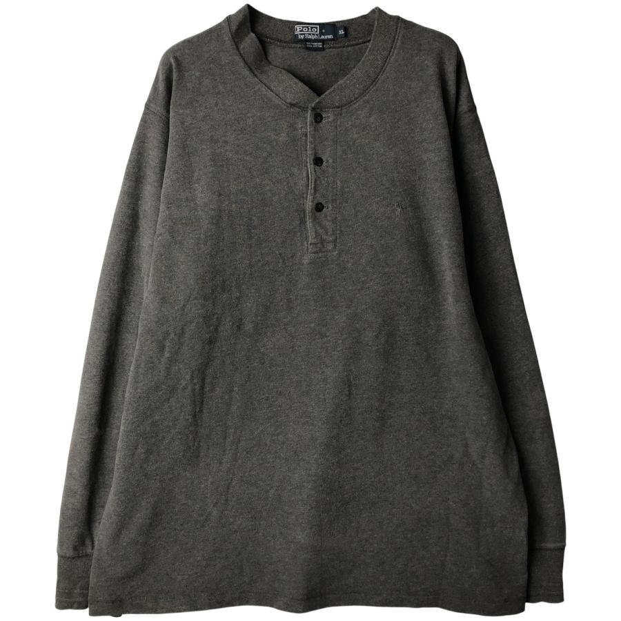 古着 ラルフローレン Ralph Lauren POLO by ヘンリーネック ロングT
