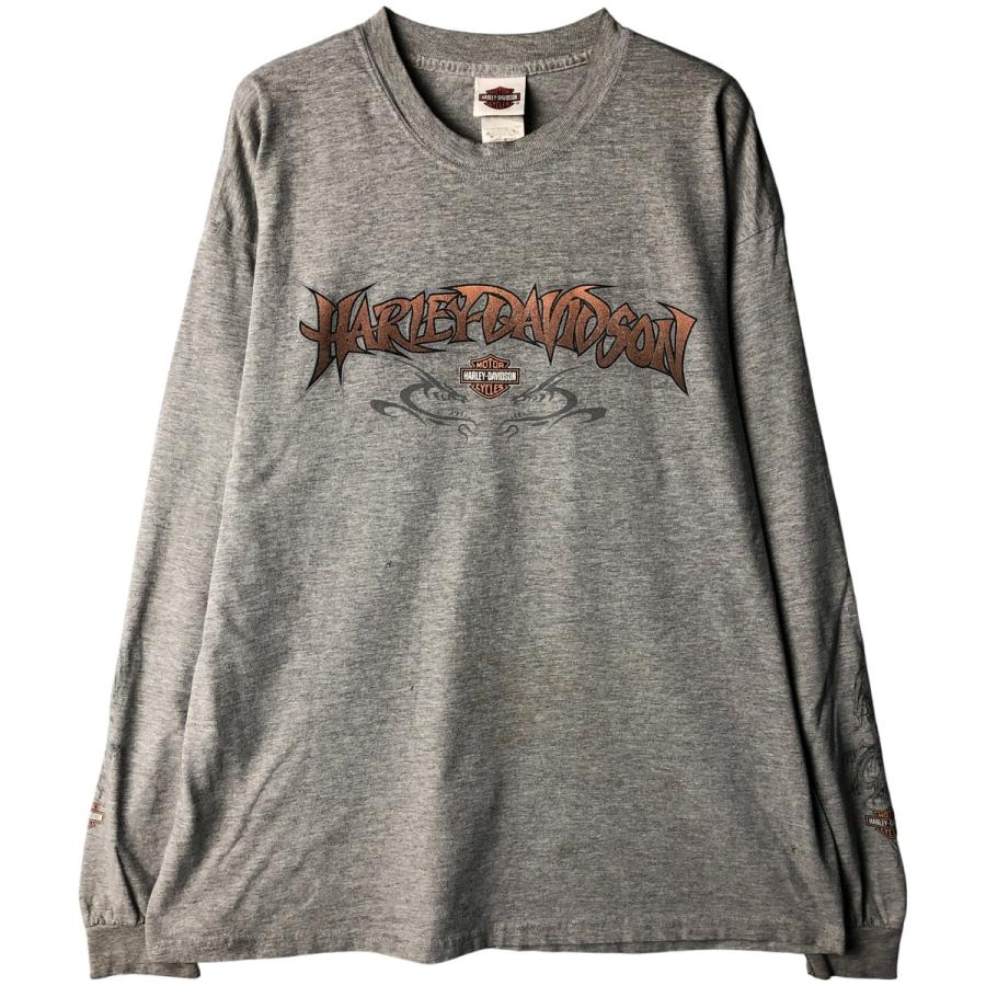 古着 ハーレーダビッドソン Harley-Davidson ロングTシャツ ロンT USA