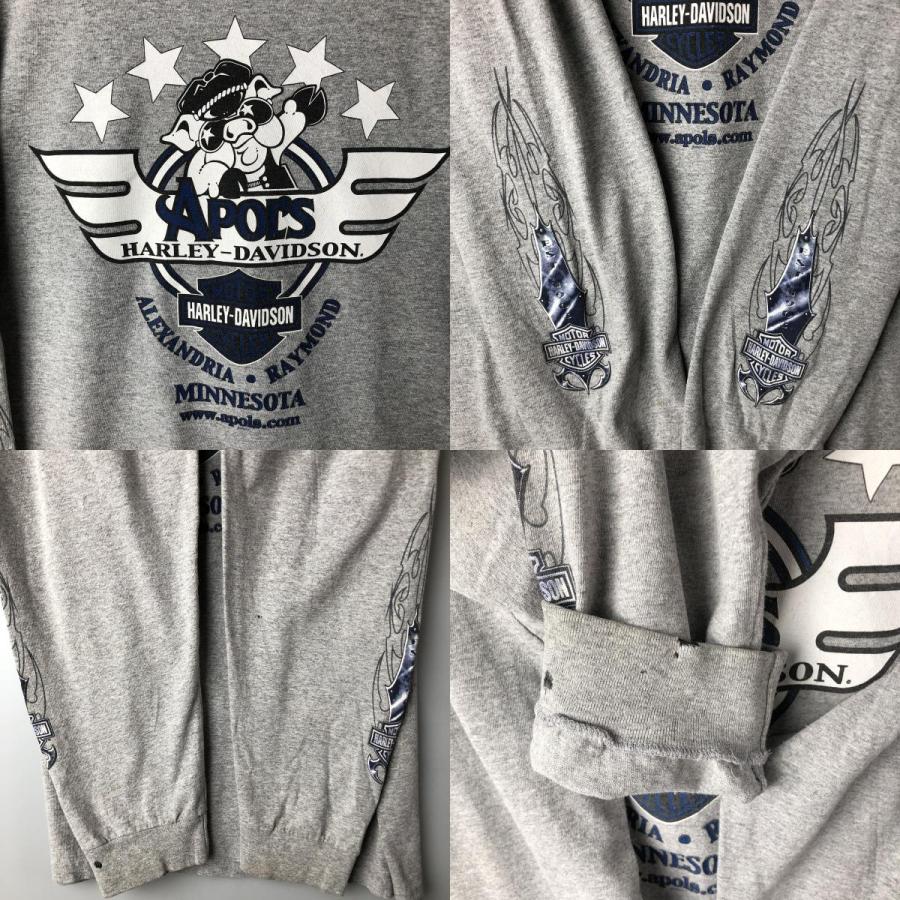 古着 ハーレーダビッドソン Harley-Davidson ロングTシャツ ロンT