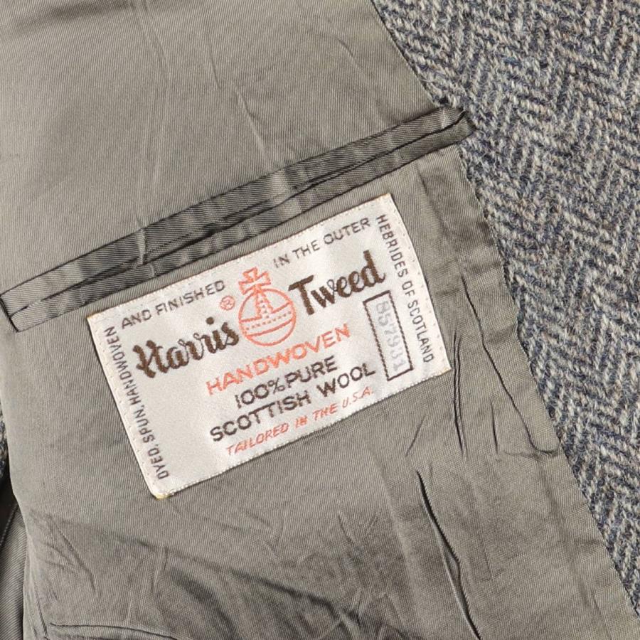 古着 70~80年代 Adams Row Harris Tweed ハリスツイード ヘリンボーン