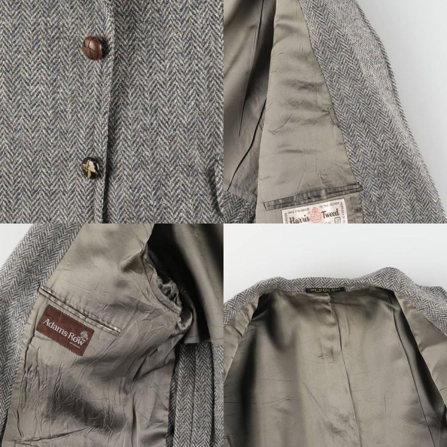 古着 70~80年代 Adams Row Harris Tweed ハリスツイード ヘリンボーン