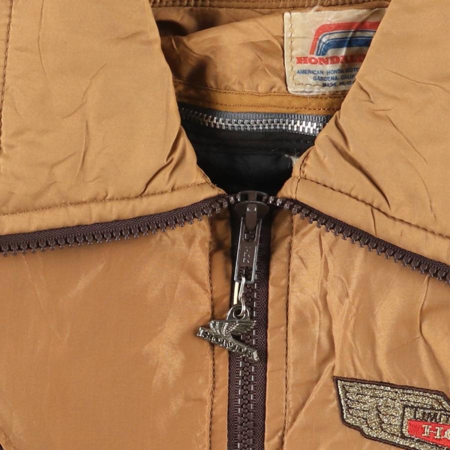 古着 70年代 ホンダ HONDA 中綿入り ナイロンレーシングジャケット USA