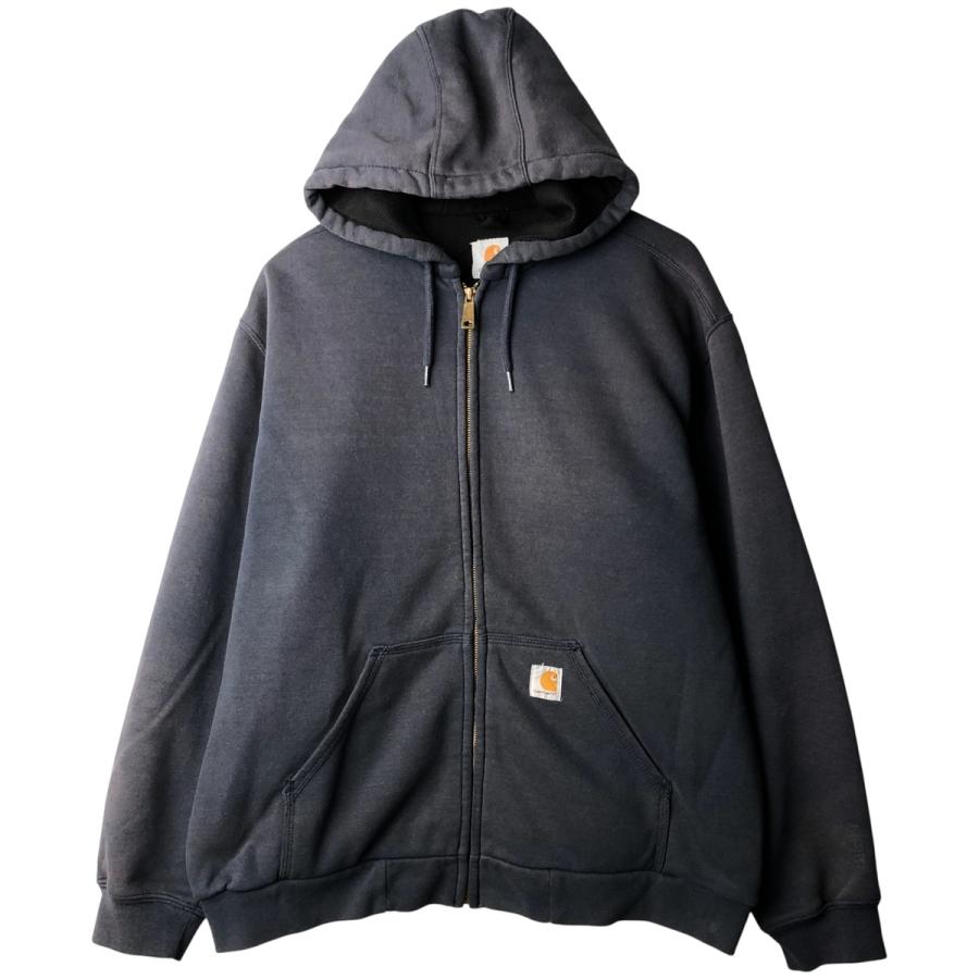 Carhartt（カーハート） 古着 スウェットフルジップパーカー メンズL