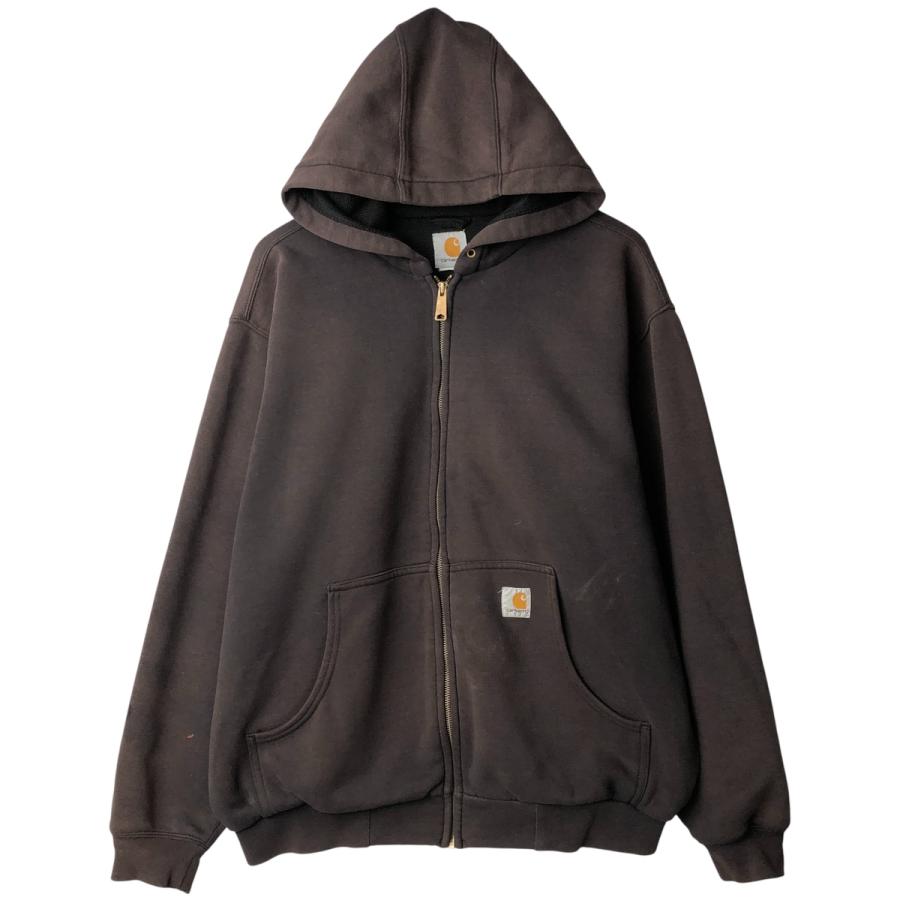 Carhartt（カーハート） 古着 スウェットフルジップパーカー メンズXL