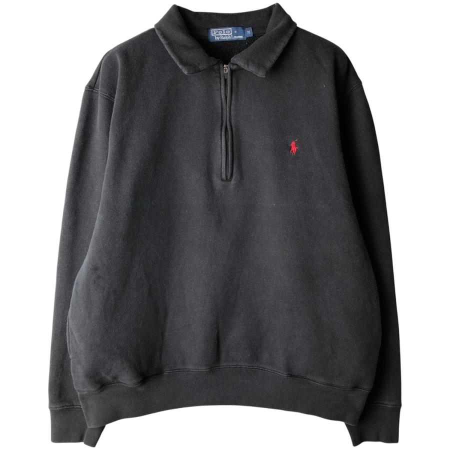 古着 ラルフローレン Ralph Lauren POLO by 襟付き ハーフジップ
