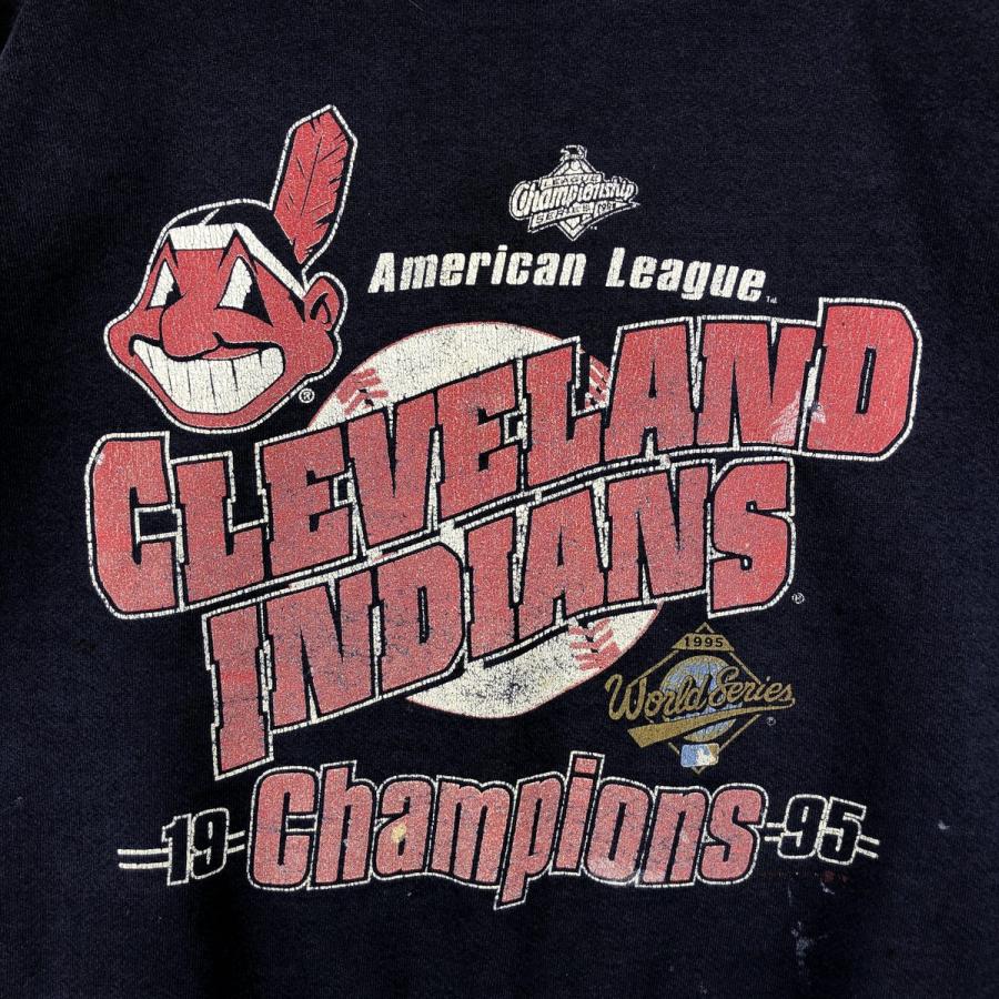 古着 MLB CLEVELAND INDIANS クリーブランドインディアンス プリント