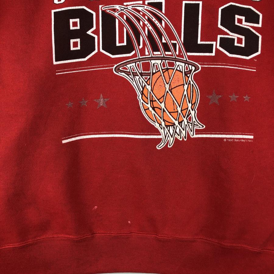 古着 90年代 SIGNAL SPORTS NBA シカゴ ブルズ プリントスウェット